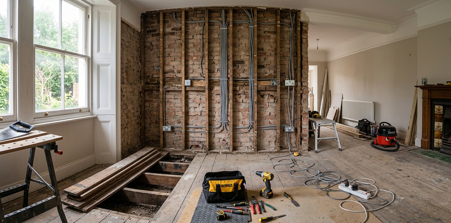 Domestic wiring and rewiring